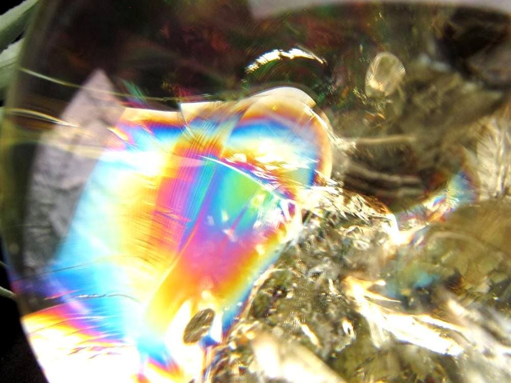 シトリン 黄水晶 丸玉 置物 金運 スフィア