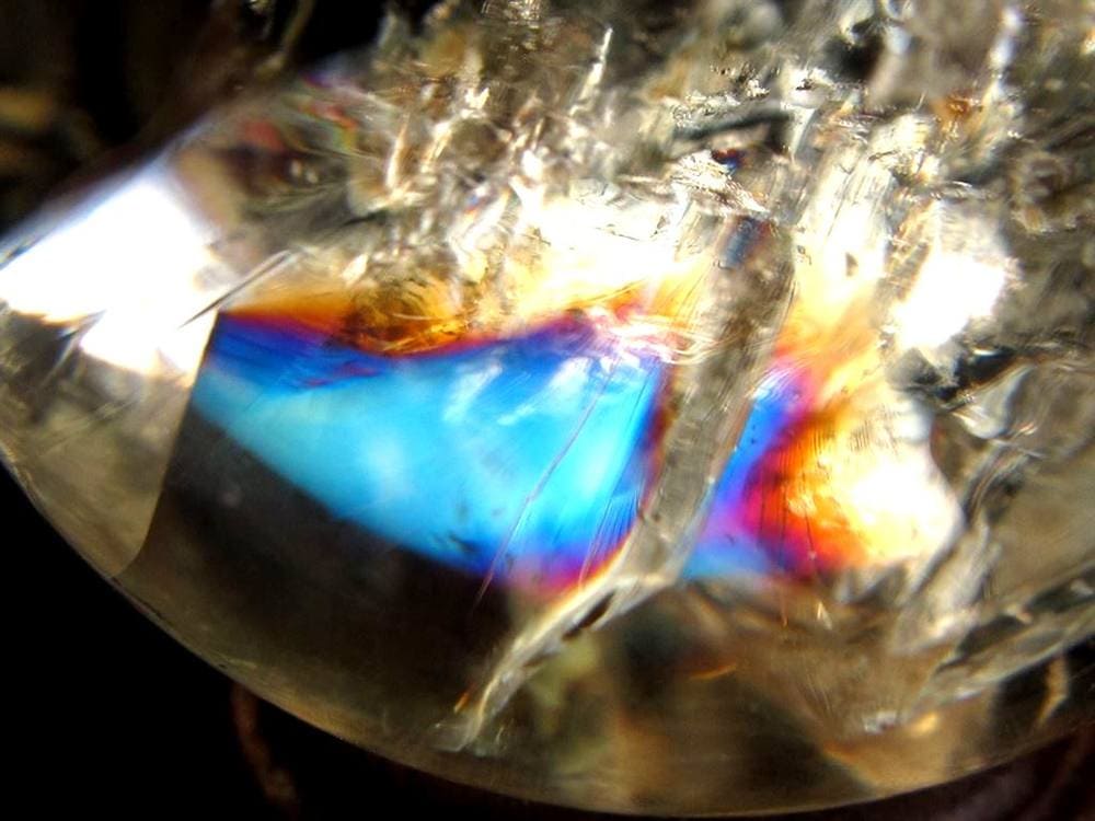 シトリン 黄水晶 丸玉 置物 金運 スフィア