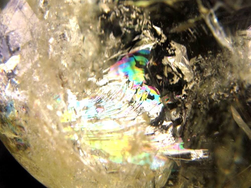 シトリン 黄水晶 丸玉 置物 金運 スフィア