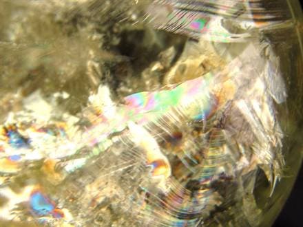 シトリン 黄水晶 丸玉 置物 金運 スフィア