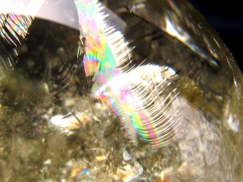 シトリン 黄水晶 丸玉 置物 金運 スフィア