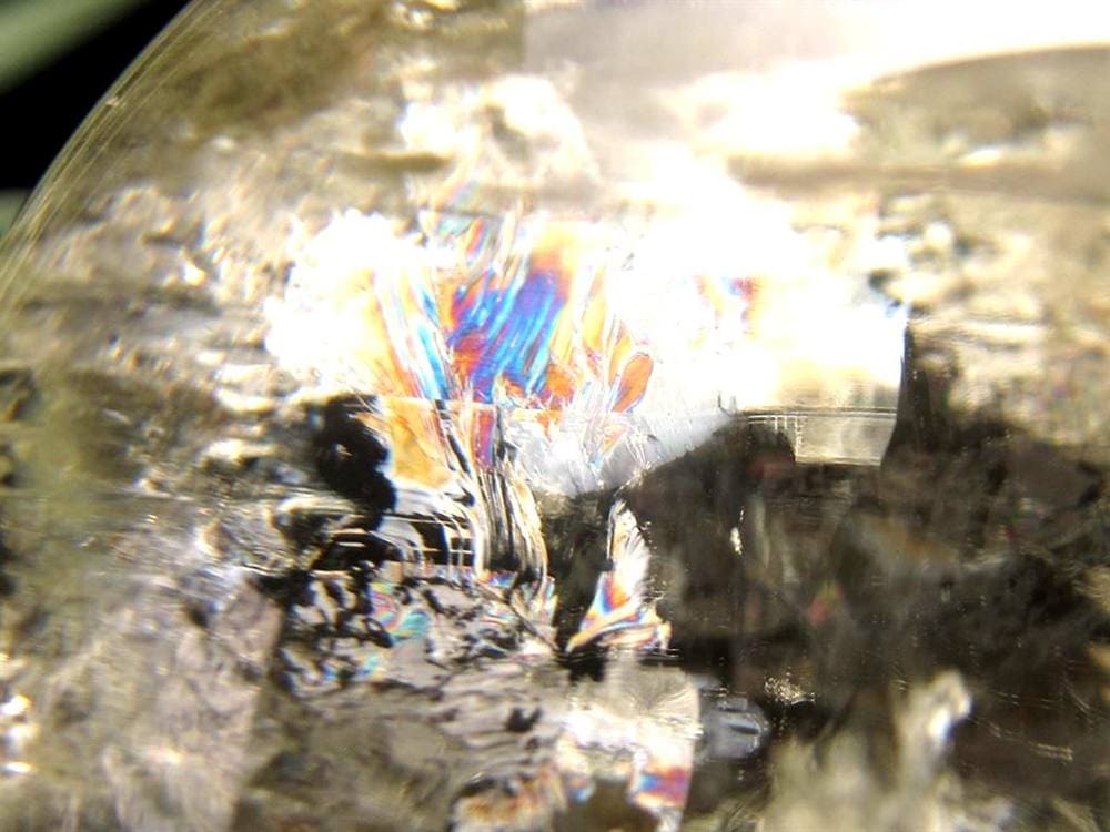 シトリン 黄水晶 丸玉 置物 金運 スフィア