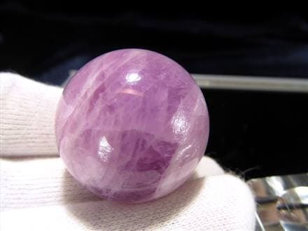 クンツァイト リチア輝石 丸玉 スフィア 置物