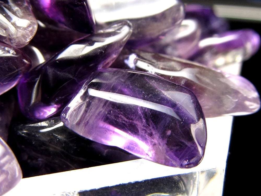 アメジスト さざれ石 粒サイズ 約6-18mm