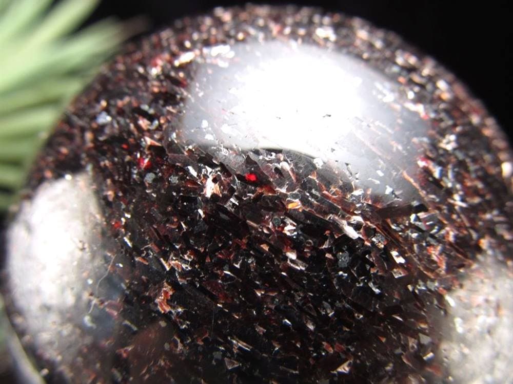 レッドマイカ モスコバイト 鱗雲母 丸玉 スフィア