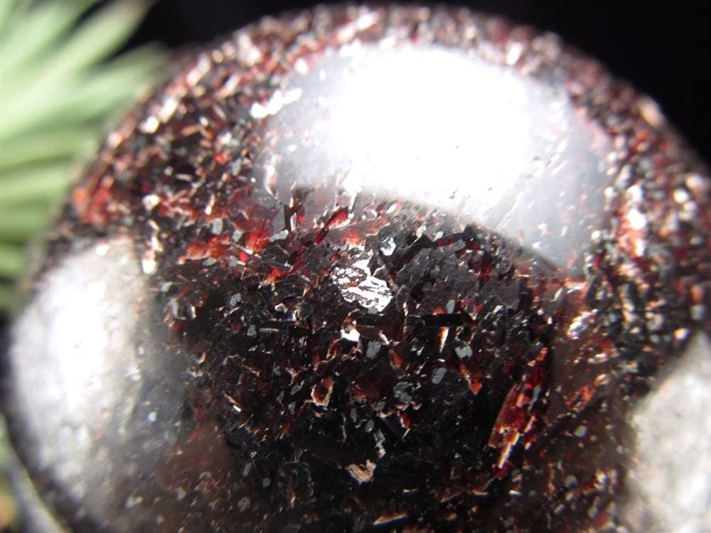 レッドマイカ モスコバイト 鱗雲母 丸玉 スフィア