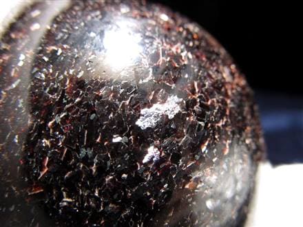 レッドマイカ モスコバイト 鱗雲母 丸玉 スフィア