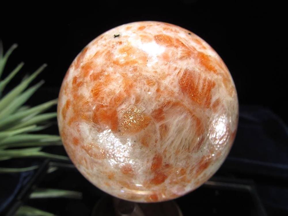 サンストーン 日長石 丸玉 スフィア アベンチュレッセンス