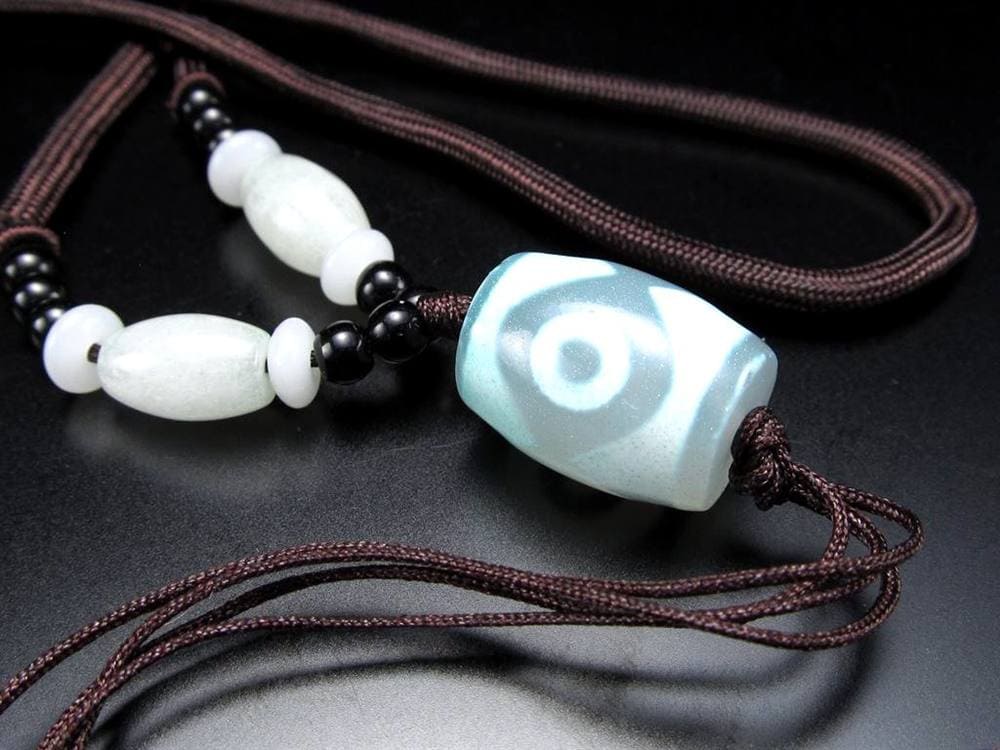 天珠紐 天珠 天然石 組み紐 ネックレス