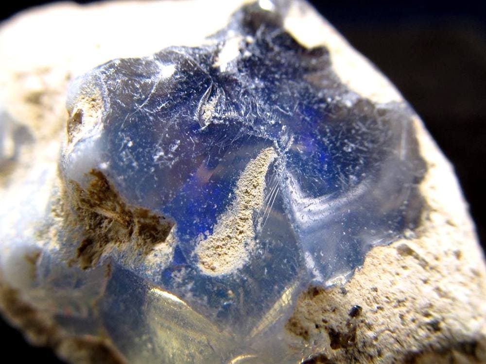 オパール 蛋白石 原石 エチオピア産 遊色