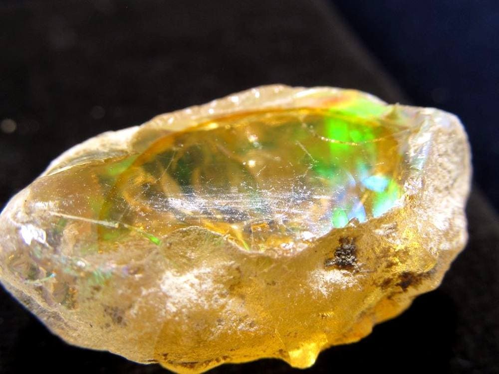 オパール 蛋白石 原石 エチオピア産 遊色