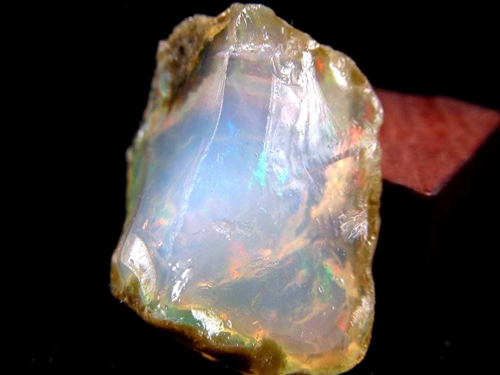 オパール 蛋白石 原石 エチオピア産 遊色