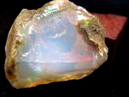 オパール 蛋白石 原石 エチオピア産 遊色
