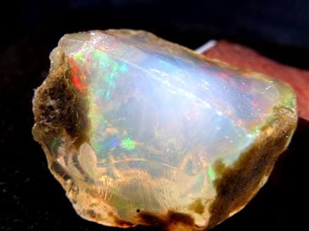 オパール 蛋白石 原石 エチオピア産 遊色