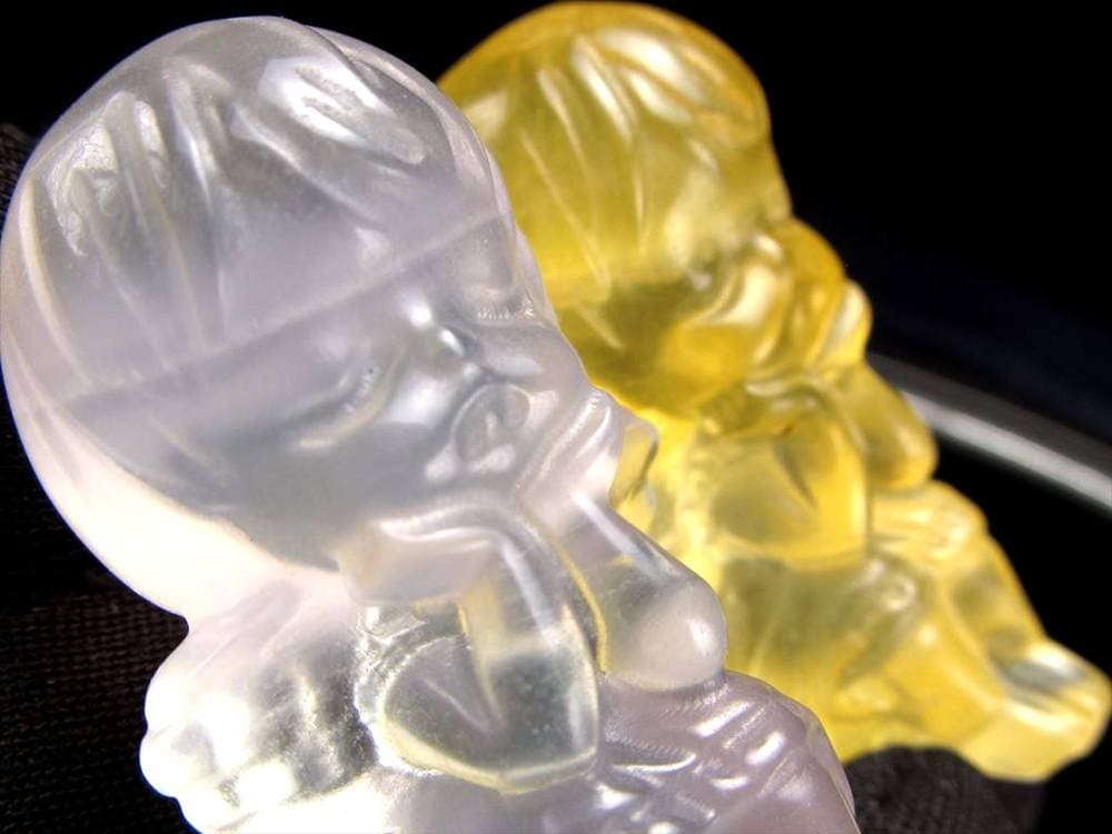 フローライト 蛍石 縁起物 置物