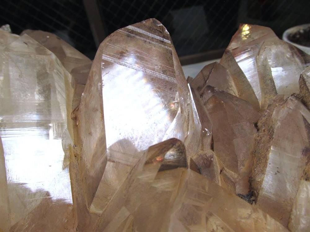 マニカランクォーツ 原石 水晶 マニカラン産 クラスター