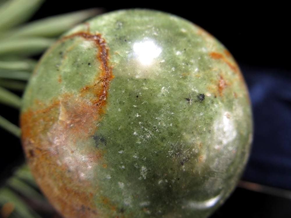 グリーンオパール 緑蛋白石 コモンオパール 丸玉 スフィア