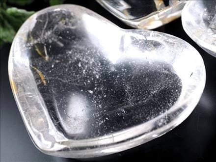 水晶 ハート 皿 トレイ ブラジル産