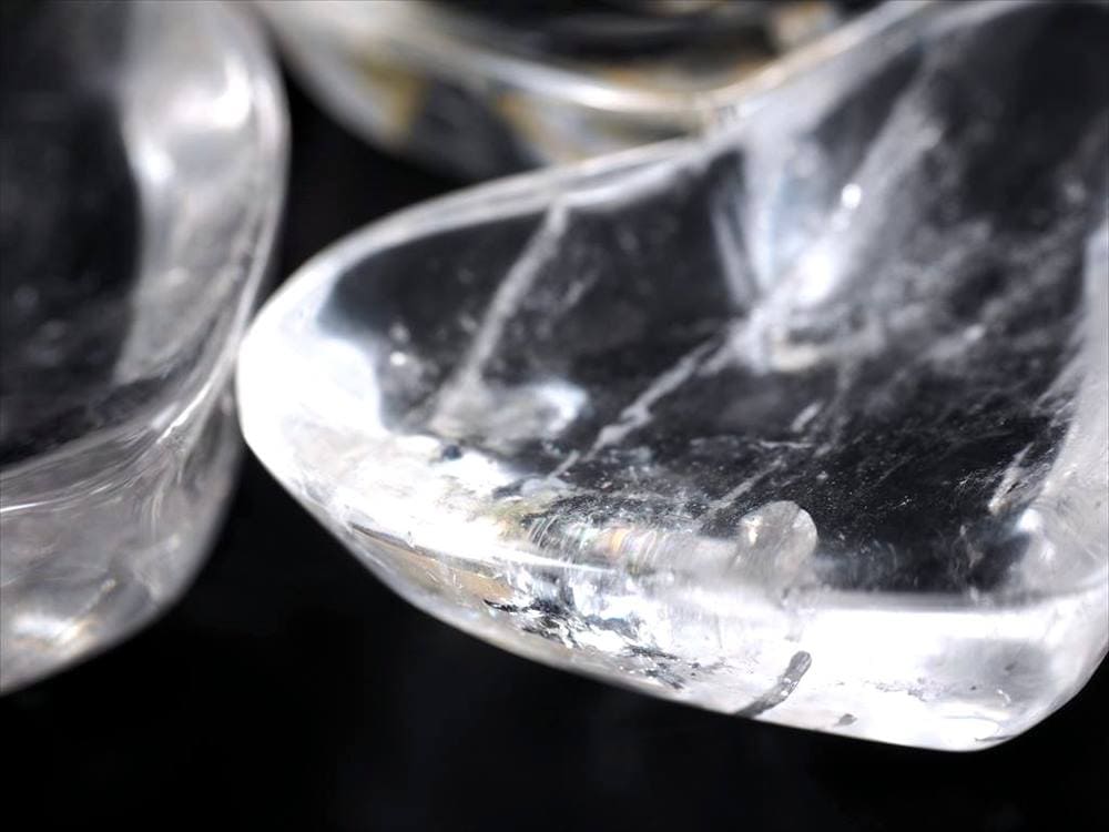 水晶 ハート 皿 トレイ ブラジル産