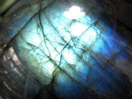 ラブラドライト 丸玉 スフィア シラー効果 置物 マダガスカル産