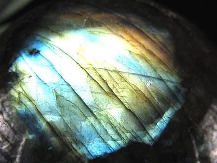 ラブラドライト 丸玉 スフィア シラー効果 置物 マダガスカル産