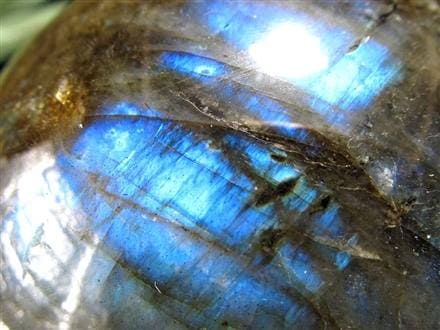 ラブラドライト 丸玉 スフィア シラー効果 置物 マダガスカル産