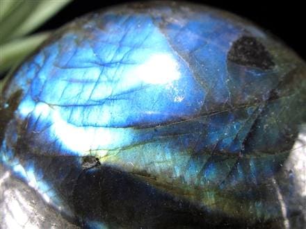 ラブラドライト 丸玉 スフィア シラー効果 置物 マダガスカル産