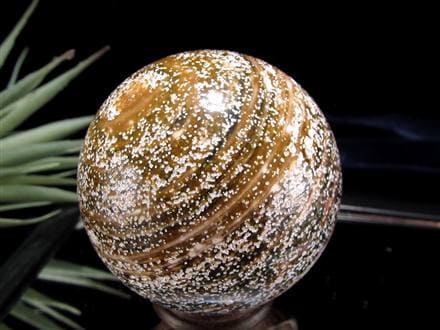 オーシャンジャスパー オビキュラージャスパー ジャスパー 碧玉 丸玉 スフィア