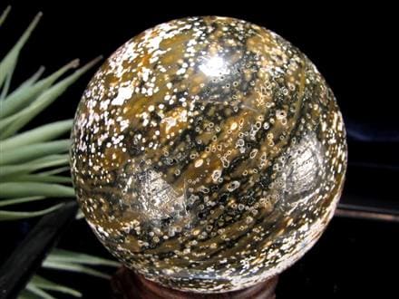 オーシャンジャスパー オビキュラージャスパー ジャスパー 碧玉 丸玉 スフィア