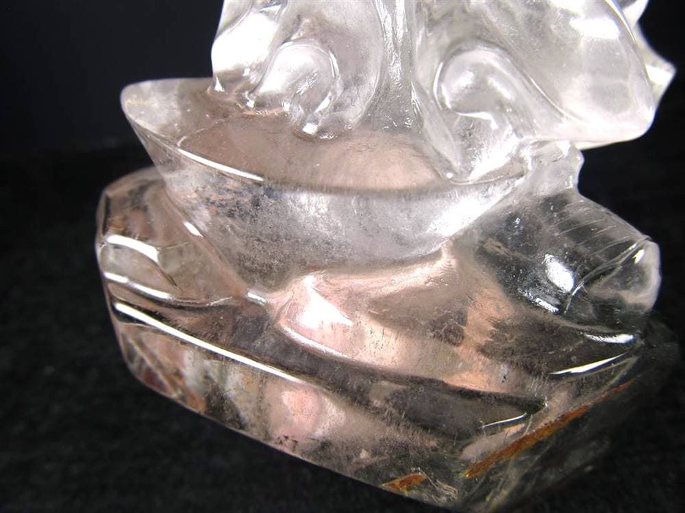 関羽 水晶 彫刻置物 三国志 風水