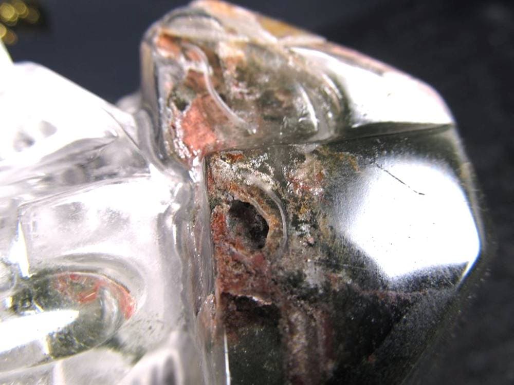 関羽 水晶 彫刻置物 三国志 風水