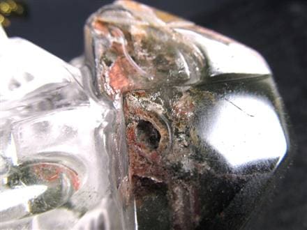 関羽 水晶 彫刻置物 三国志 風水