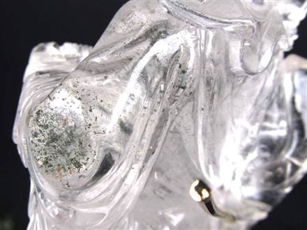 関羽 水晶 彫刻置物 三国志 風水