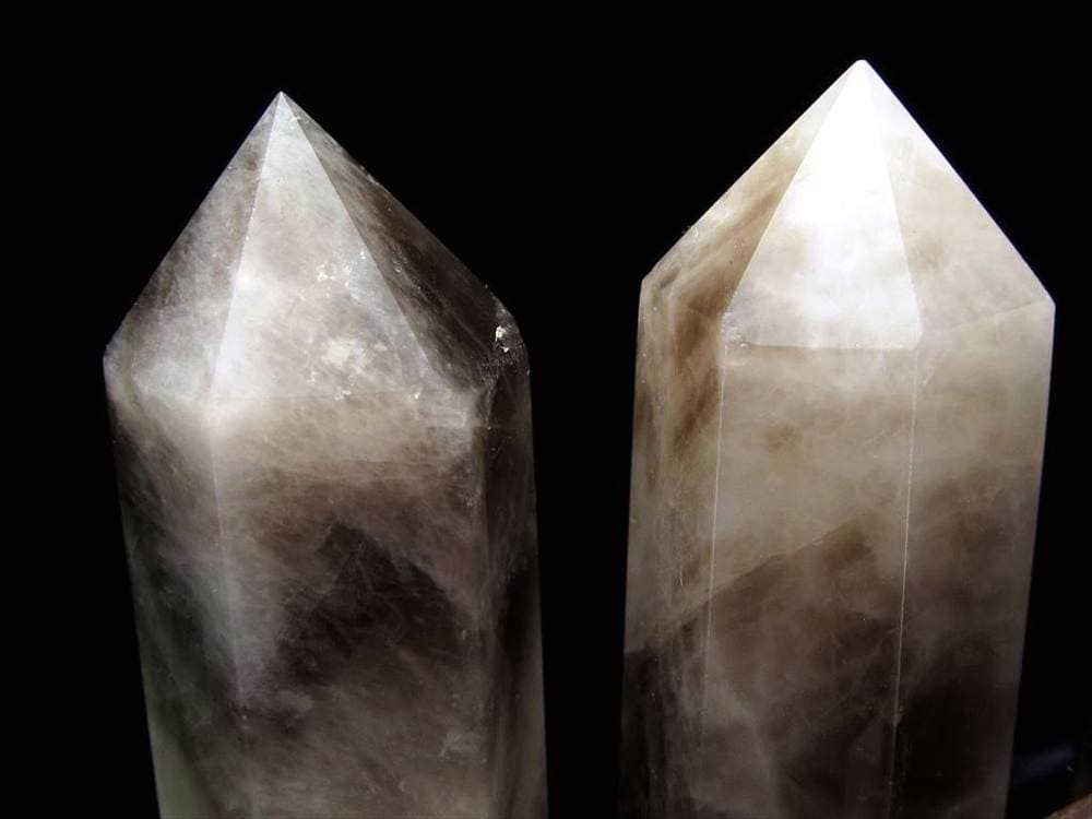 スモーキークォーツ 煙水晶 六角柱 ポイント 原石