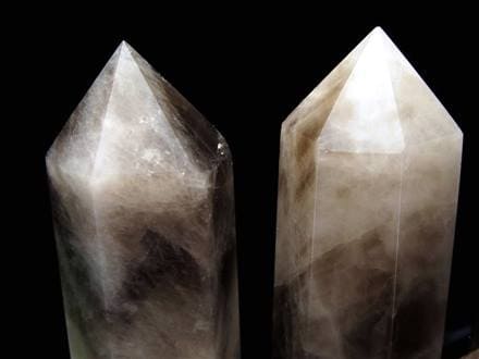 スモーキークォーツ 煙水晶 六角柱 ポイント 原石