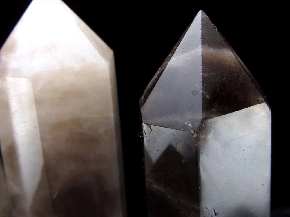 スモーキークォーツ 煙水晶 六角柱 ポイント 原石