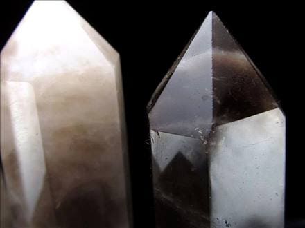 スモーキークォーツ 煙水晶 六角柱 ポイント 原石