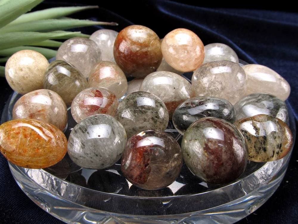 ガーデンクォーツ 誕生石 天然石 タンブル 磨き石