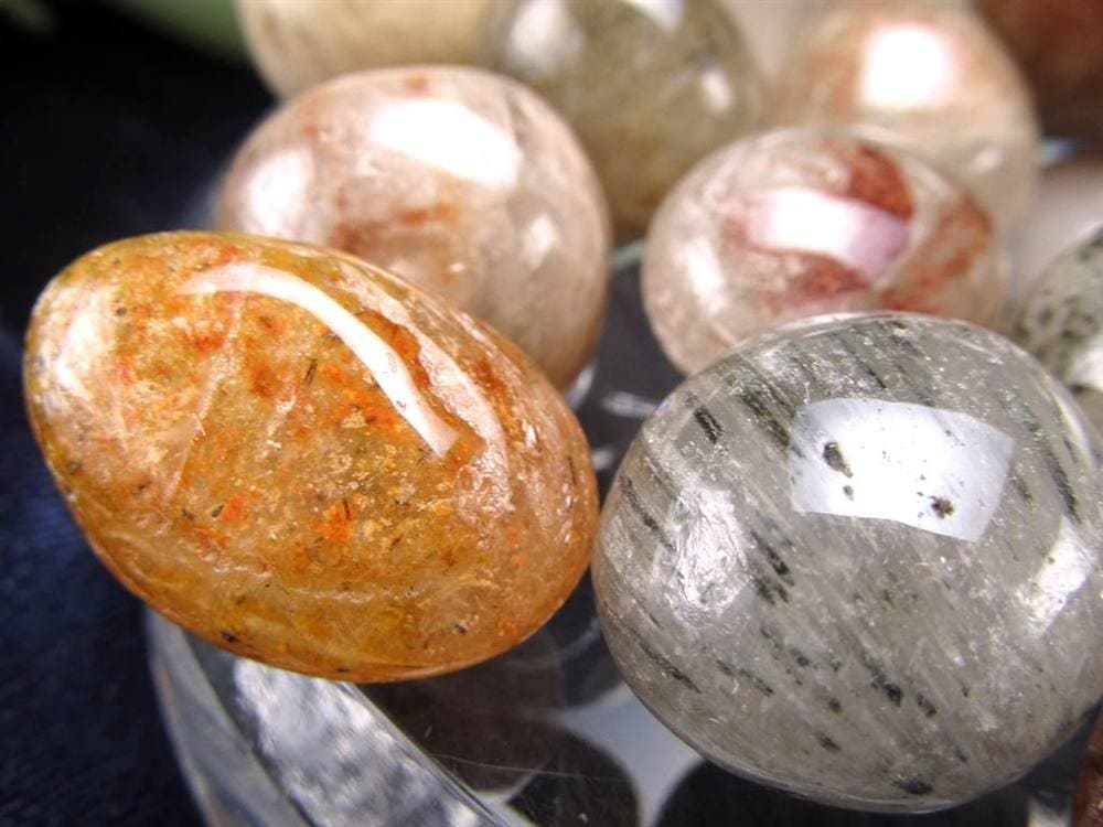 ガーデンクォーツ 誕生石 天然石 タンブル 磨き石