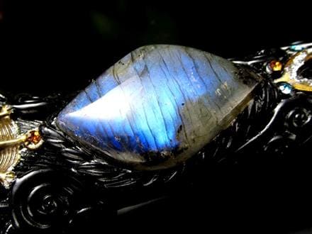 剣 アセイミー 五芒星 イエロータイガーアイ 彫り 置物