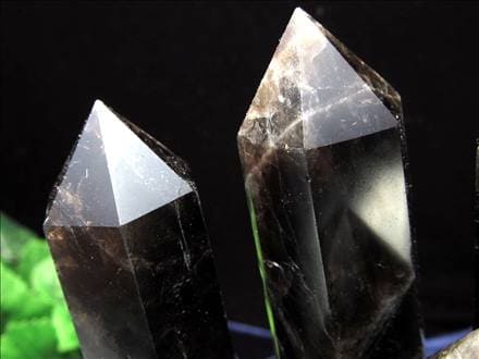 モリオン 黒水晶 六角柱 ポイント 原石