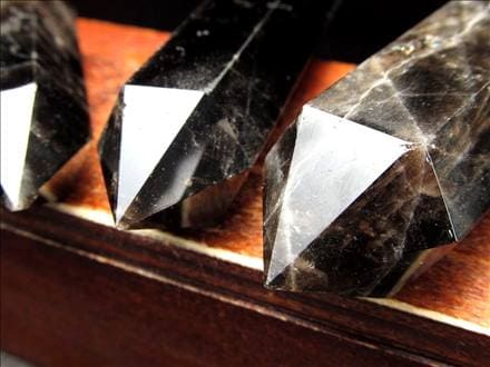 モリオン 黒水晶 六角柱 ポイント 原石