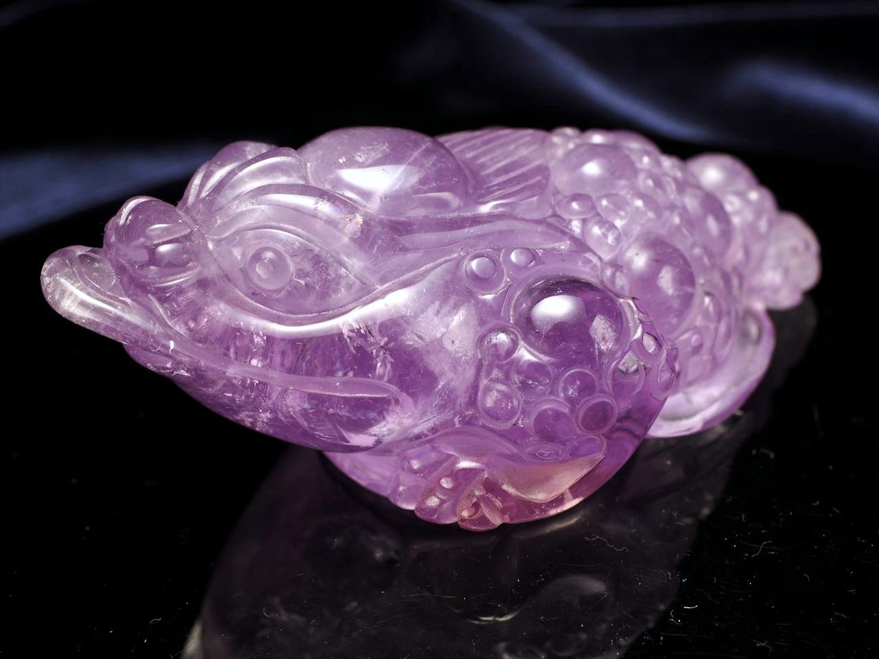 ◇ふんわりパープル×イエロー◇お金がカエってくる！銭蛙◇財を