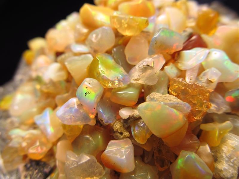 天然オパール １０石パック プレシャス オパール 遊色オパール OPAL 原石 エチオピア産 全国送料無料 No.２７