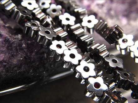 ヘマタイト 赤鉄鉱 歯車 ビーズ連 連材