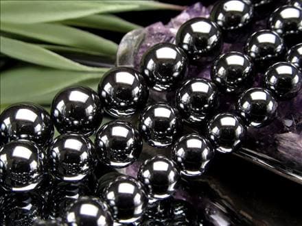 ヘマタイト 赤鉄鉱 ビーズ連 連材