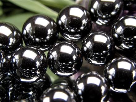 ヘマタイト 赤鉄鉱 ビーズ連 連材