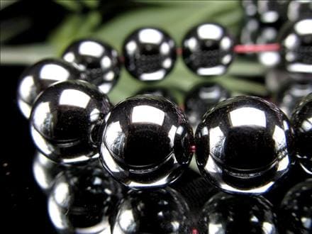 ヘマタイト 赤鉄鉱 ビーズ連 連材