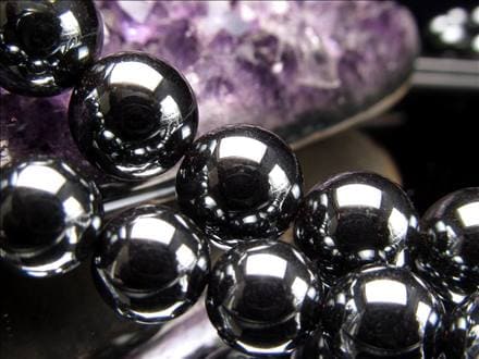 ヘマタイト 赤鉄鉱 ビーズ連 連材