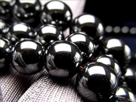 ヘマタイト 赤鉄鉱 ビーズ連 連材